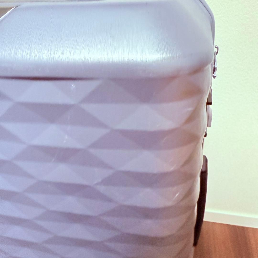 希少 サムソナイト スーツケース ポリゴン スピナー 61/22シルバー 50L