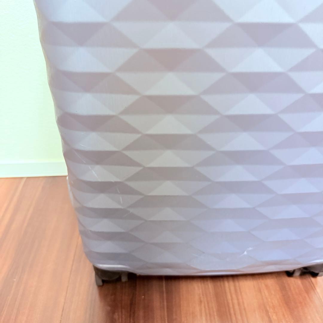 希少 サムソナイト スーツケース ポリゴン スピナー 61/22シルバー 50L