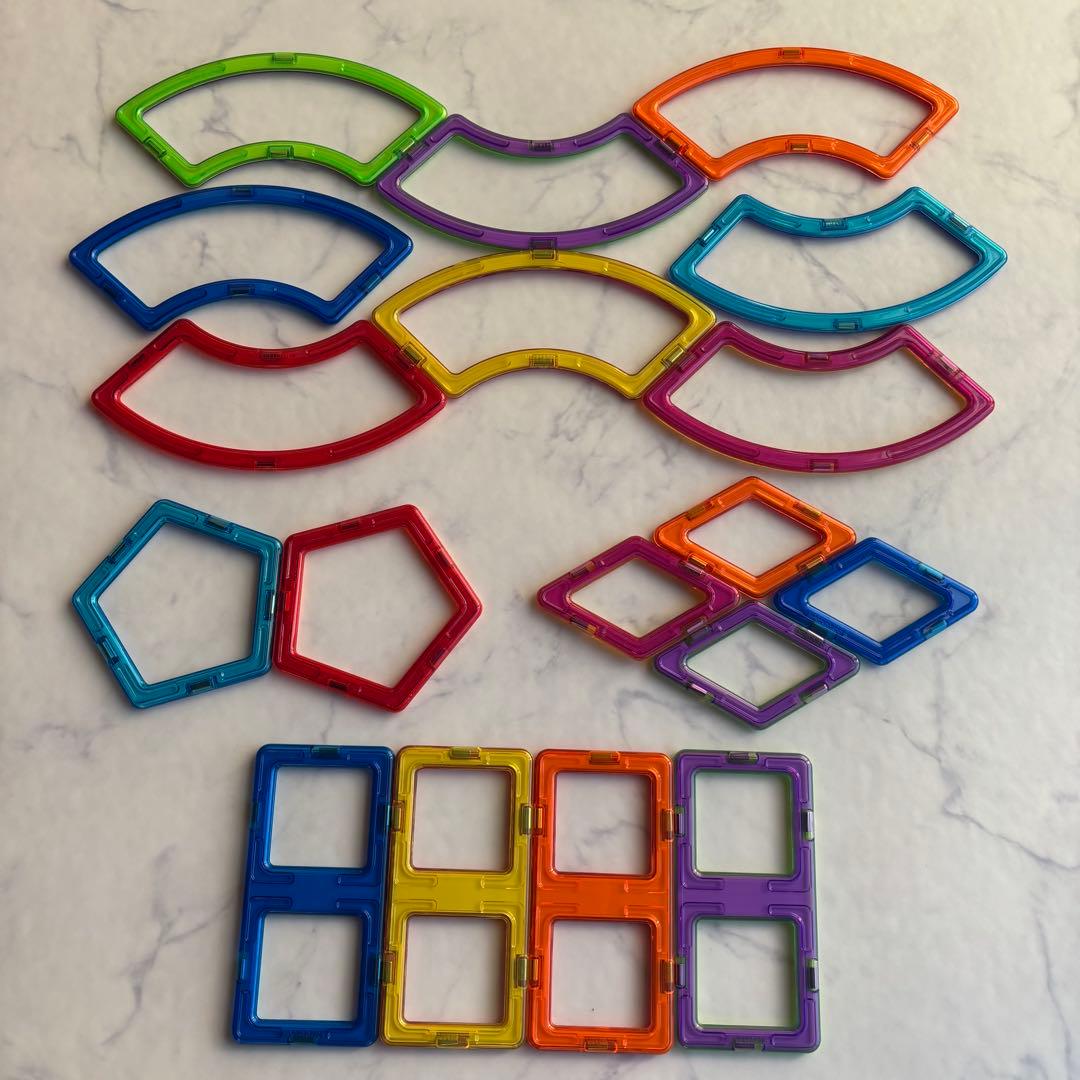 【正規品】MAGFORMERS マグフォーマー 90ピース 刻印有