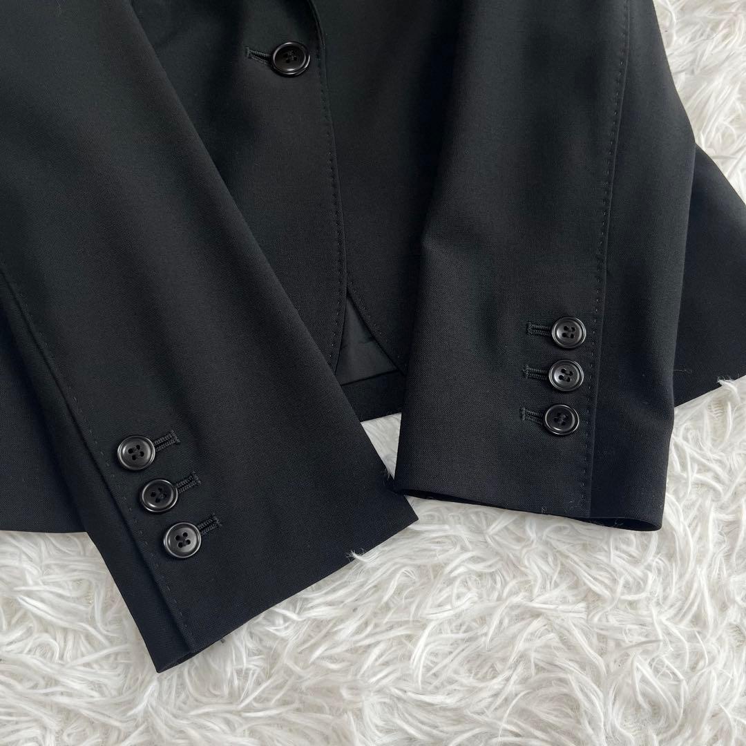 美品 セオリー パンツスーツセットアップ 上下 URBAN フレア ビジネス 黒