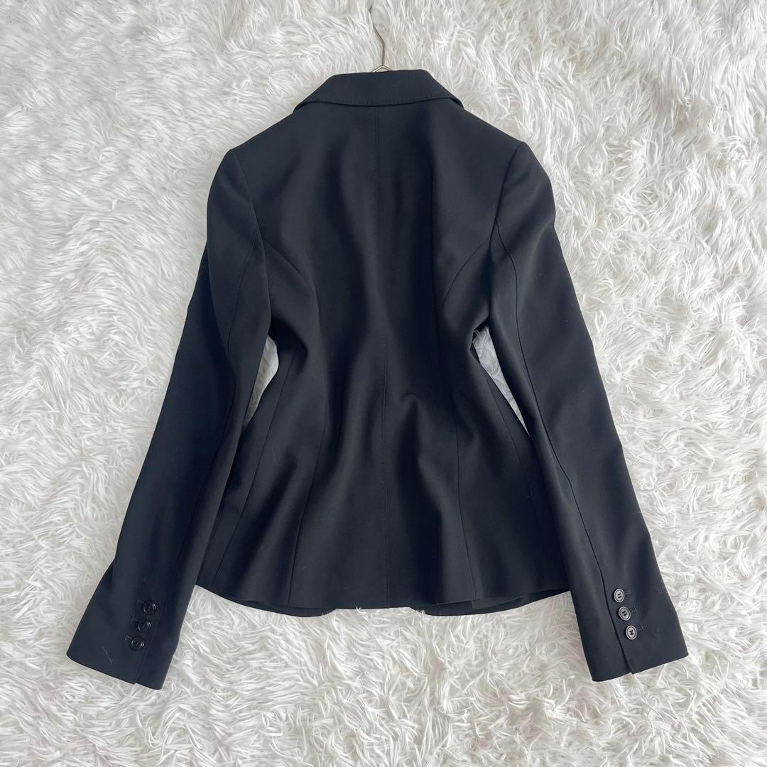 美品 セオリー パンツスーツセットアップ 上下 URBAN フレア ビジネス 黒