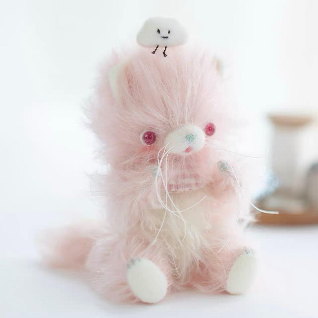 仲良しの双子仔猫 いちごちゃん アーティストベア 海外作家様 ハンドメイド