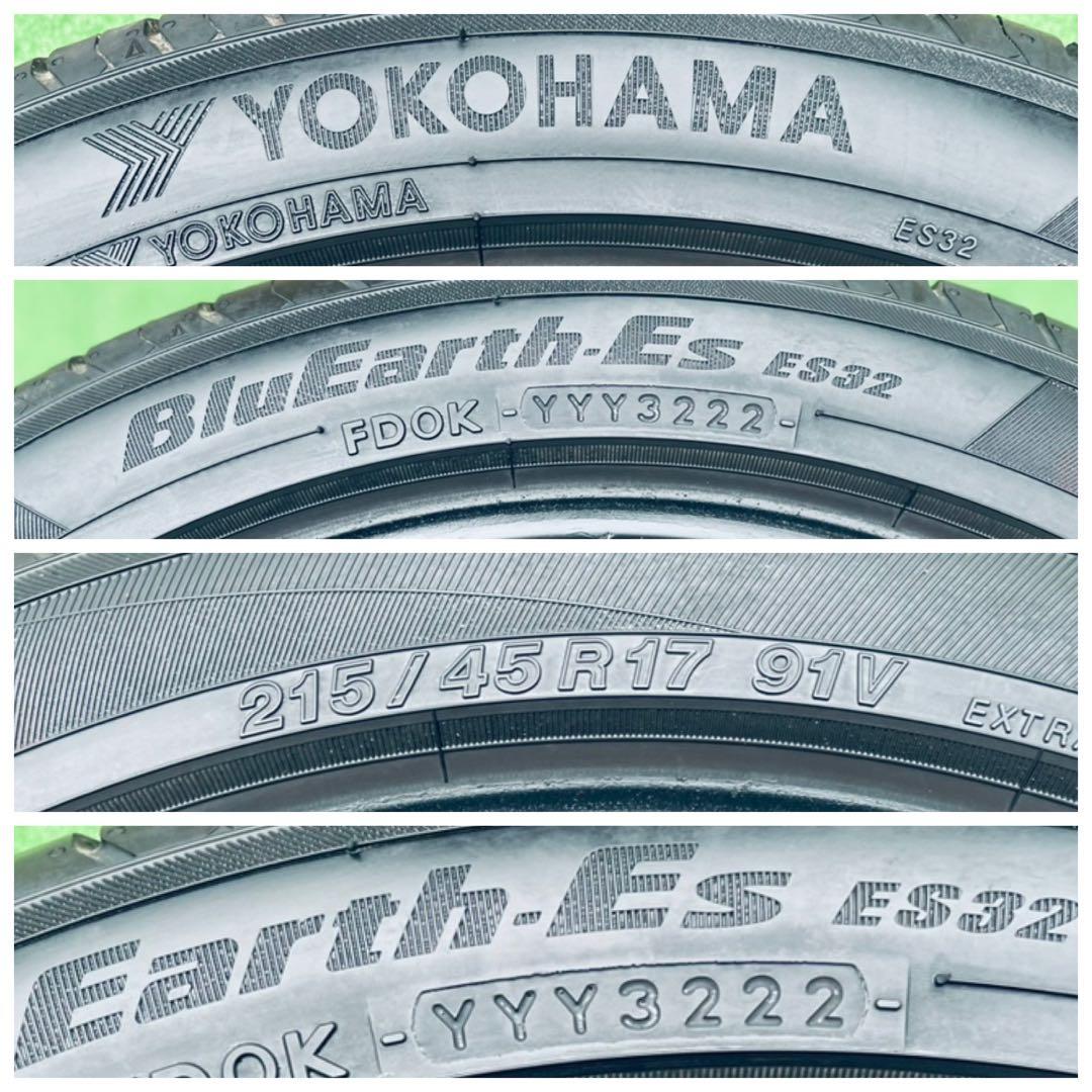 215/45R17,YOKOHAMA BluEarth-ES ES32.22年