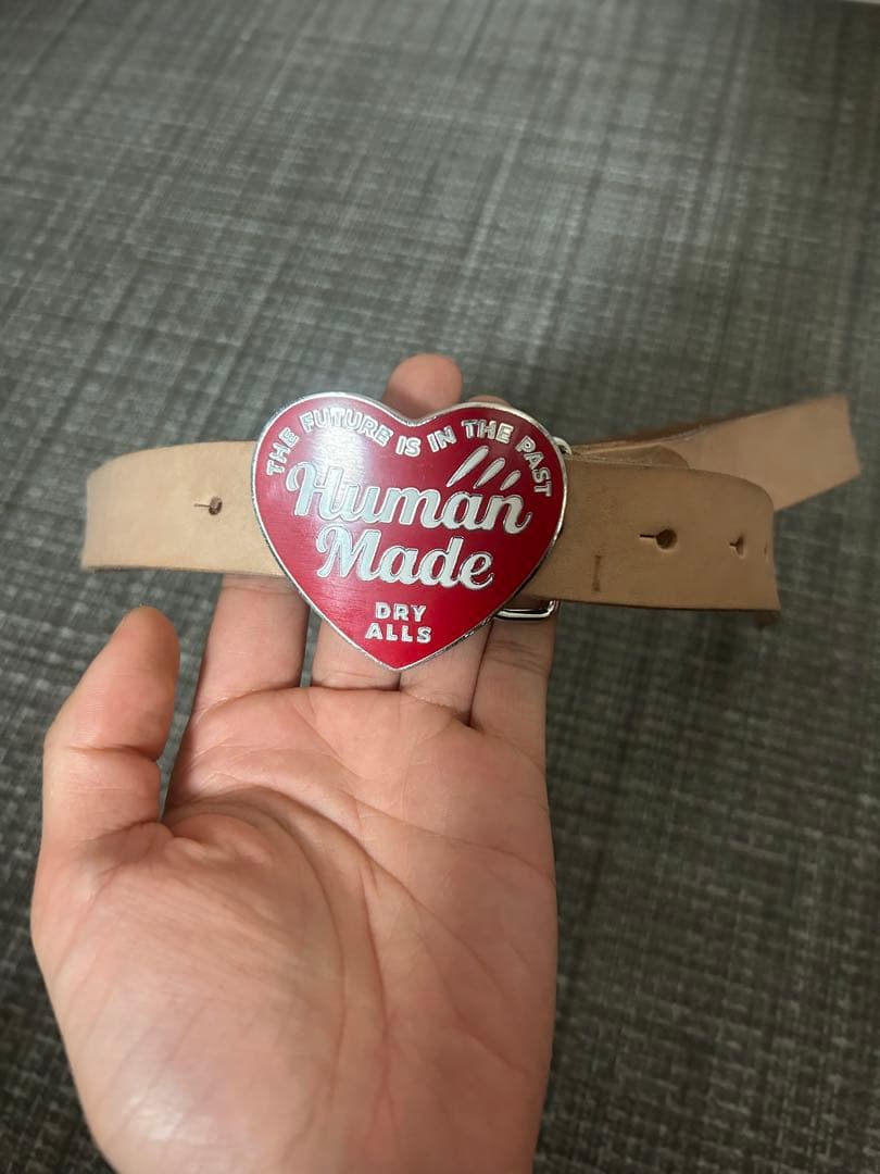 Human Made ハート型バックル ベルト Mサイズ