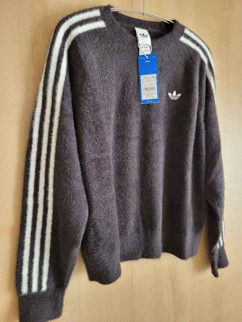 新品　adidas シャギーニット　アディダスオリジナルス　M　ブラック