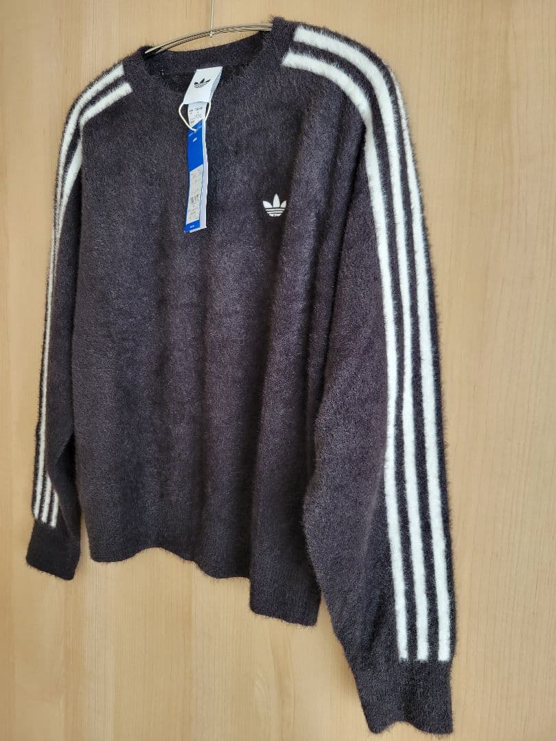 新品　adidas シャギーニット　アディダスオリジナルス　M　ブラック