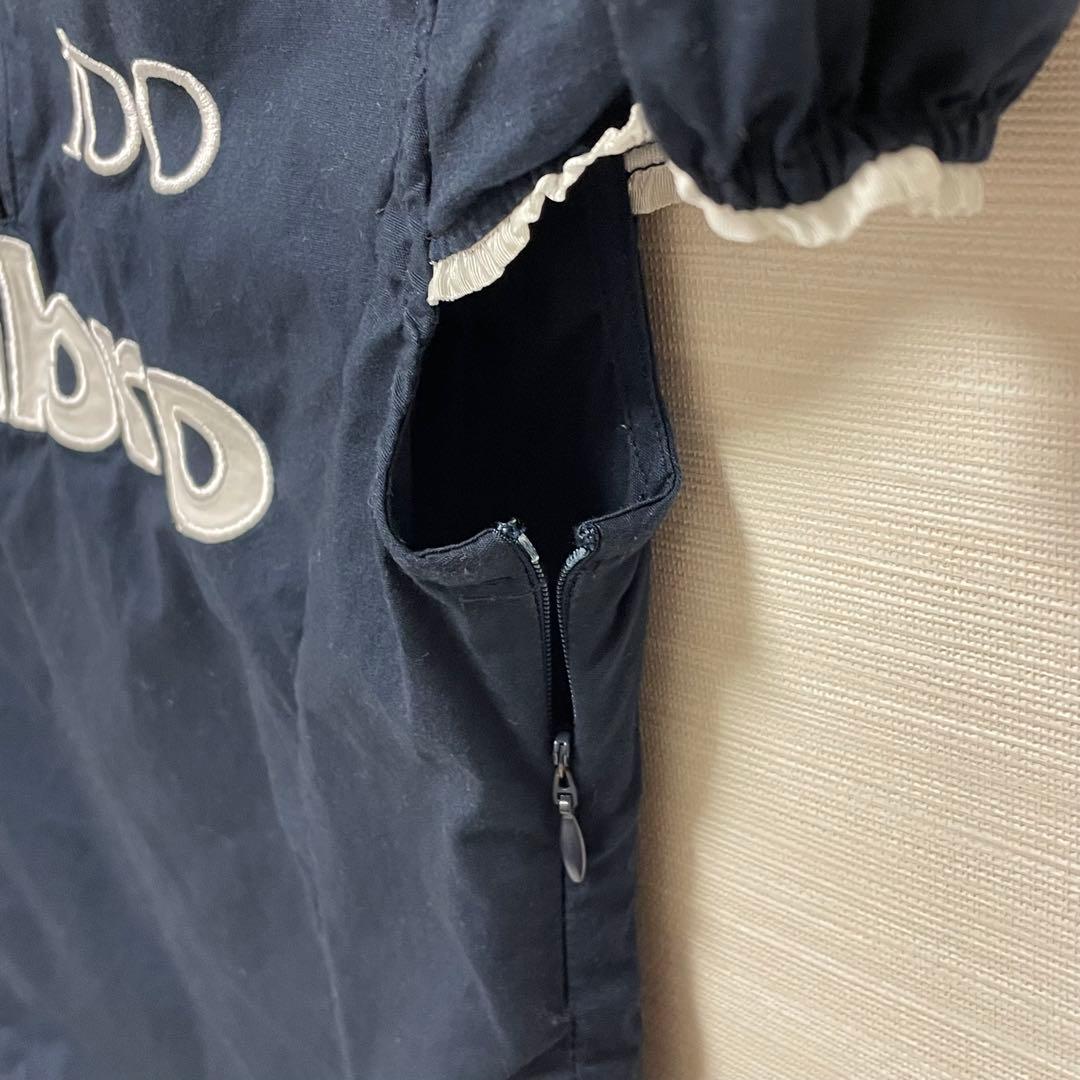 SCULPTOR UMBRO Lace Shirts コラボ　ネイビー ブラウス