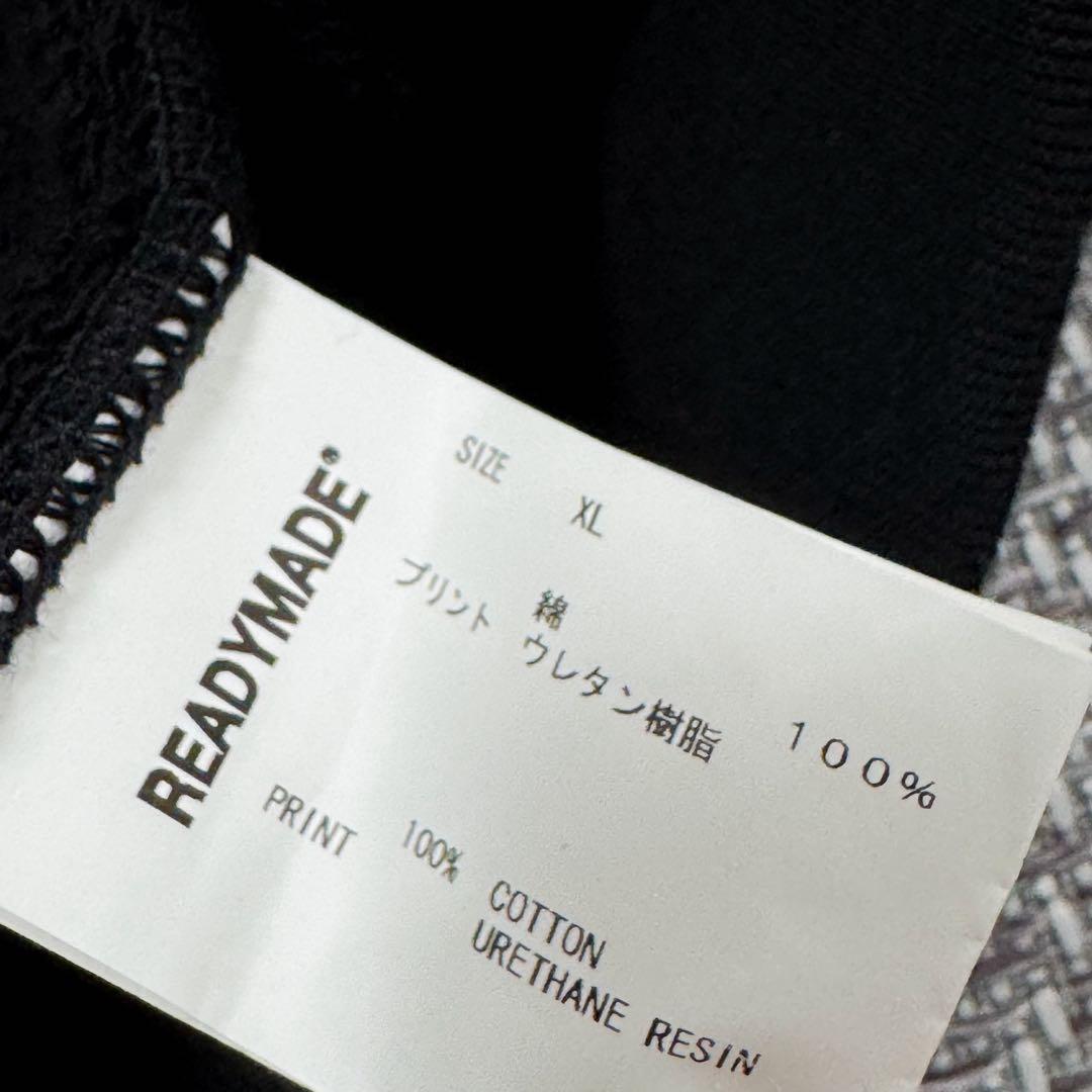 極美品 レディメイド スマイル フレイム ビッグパーカー ブラック XL