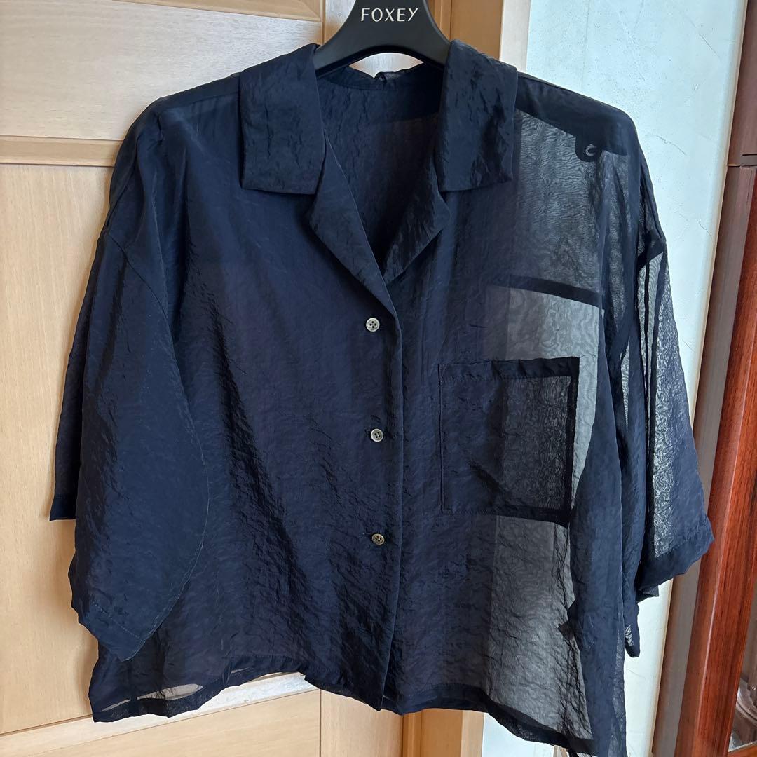 専用☆新品タグ付き☆cafune☆キュプラオーガンジーショートシャツ☆