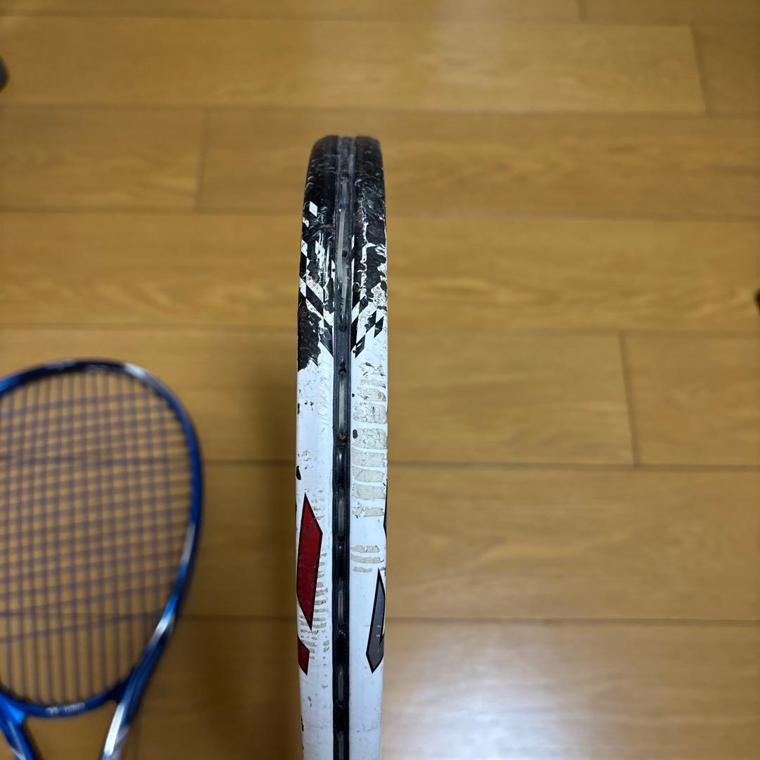 ソフトテニスラケット 2本セット(ネクシーガ80S・Fレーザー7S