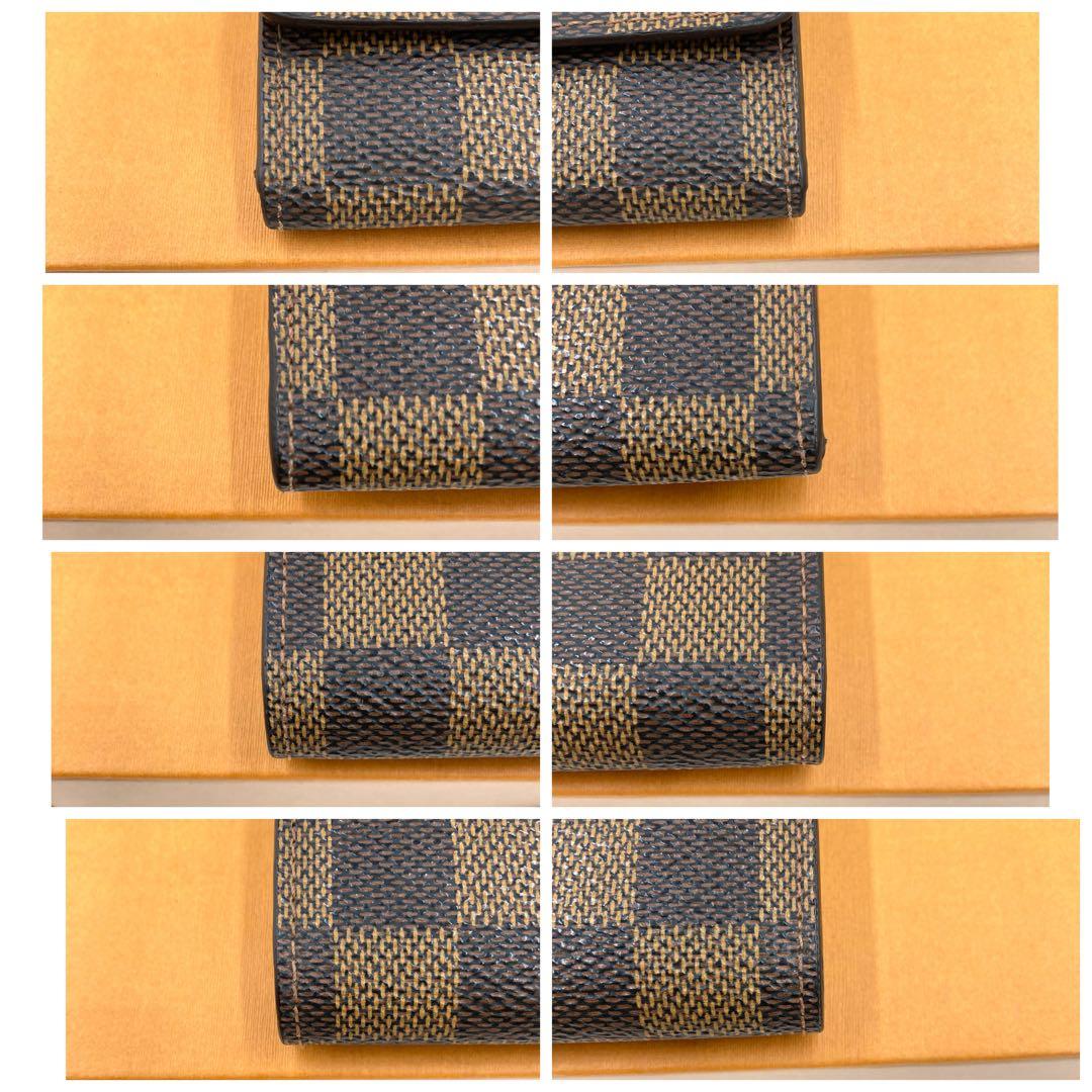 【美品】ルイヴィトン ダミエ ケース ポルトモネプラ エベヌ N61930