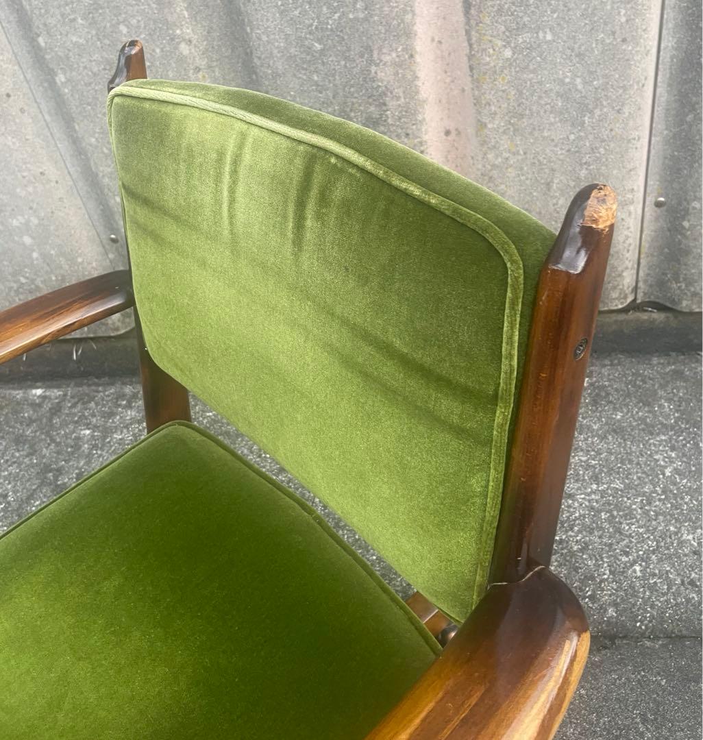 稀少/カリモク/コロニアル/デスクチェア/アームチェア/回転椅子/椅子/③