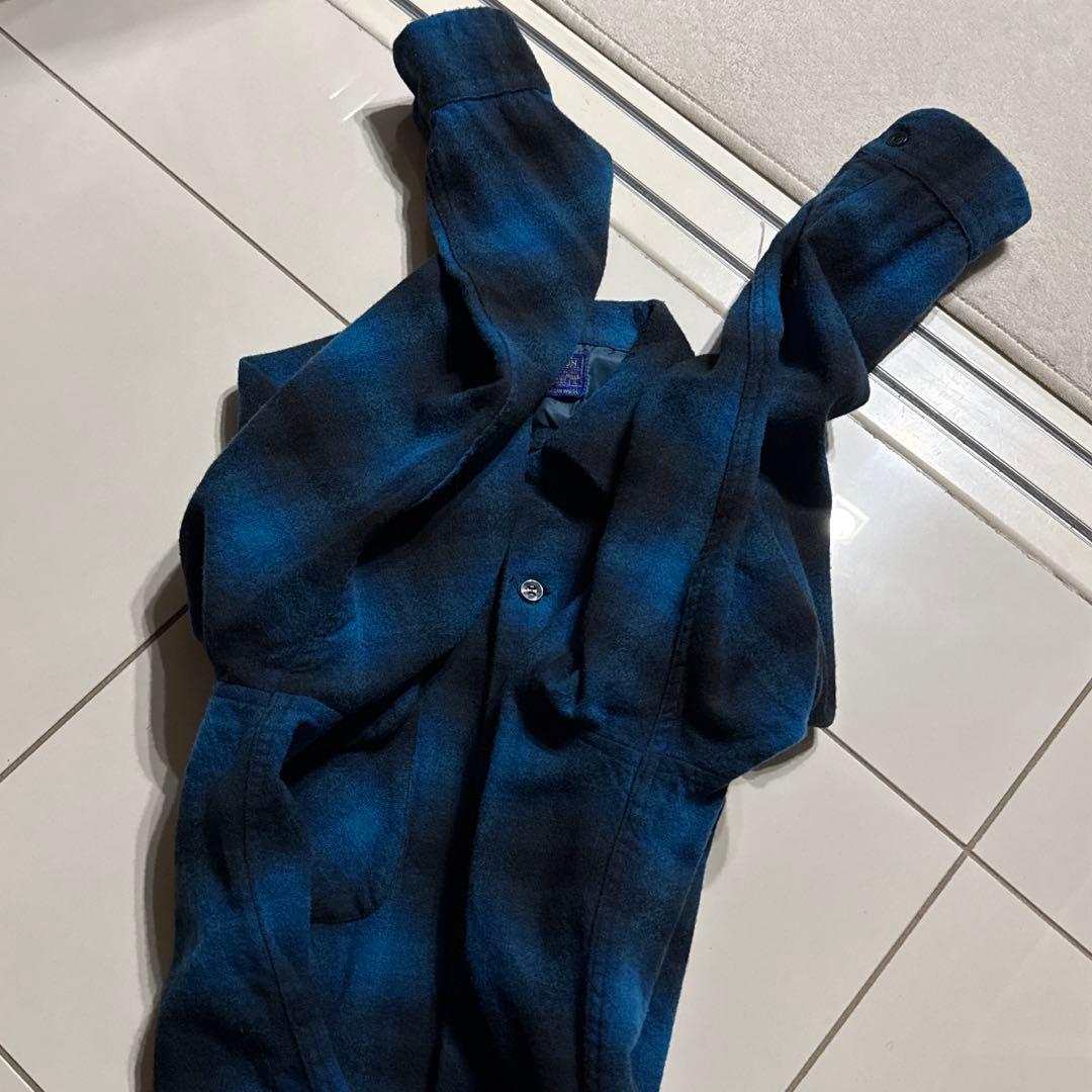 極上 60's PENDLETON ウールフランネル ボードシャツ オンブレ