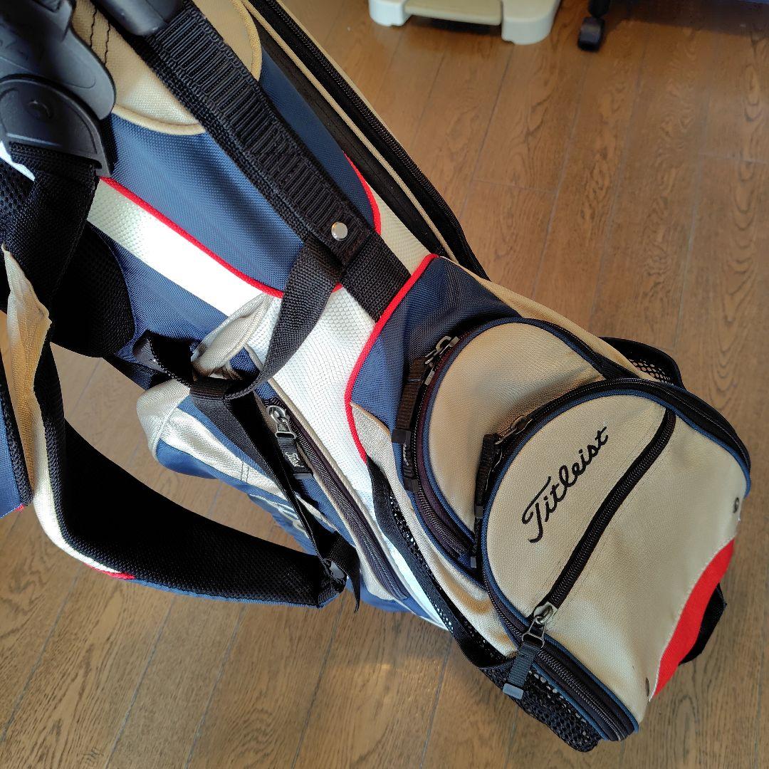 Titleist キャディバッグ　スタンド式 ネイビー/ホワイト
