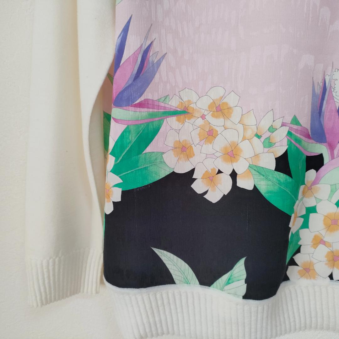 新品同様❤️極近年❤️40 L❤️レオナール❤️ニット プルオーバー❤️パリ