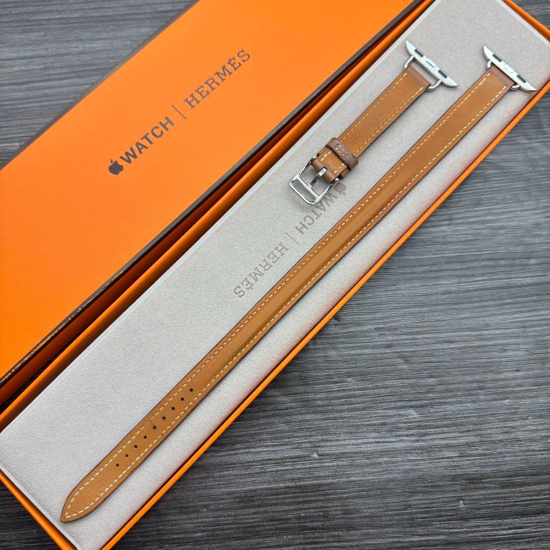 2914 Apple Watch エルメス　ゴールド　ドゥブルトゥール　二重