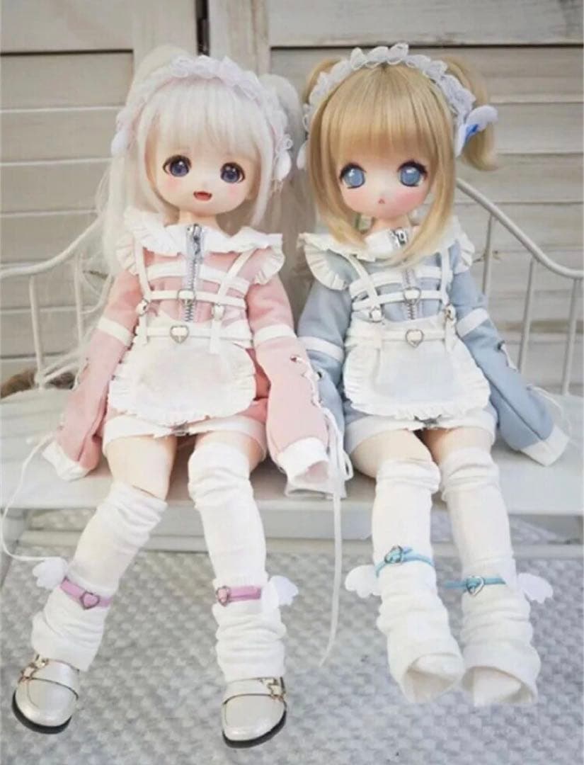 12/10まで【新品】　ドール服　水色天使ジャージ　ディーラー様製　mdd服