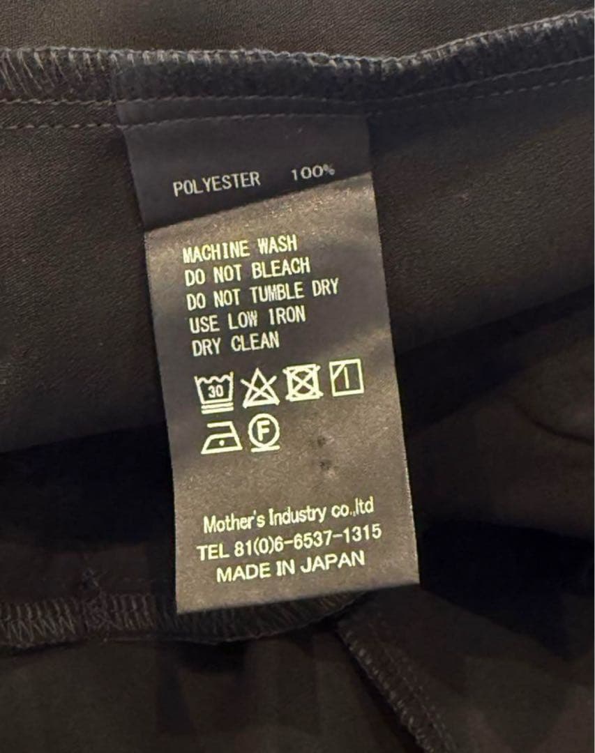 mizuiro ind(ミズイロインド)ワイドテーラードコート黒ブラック