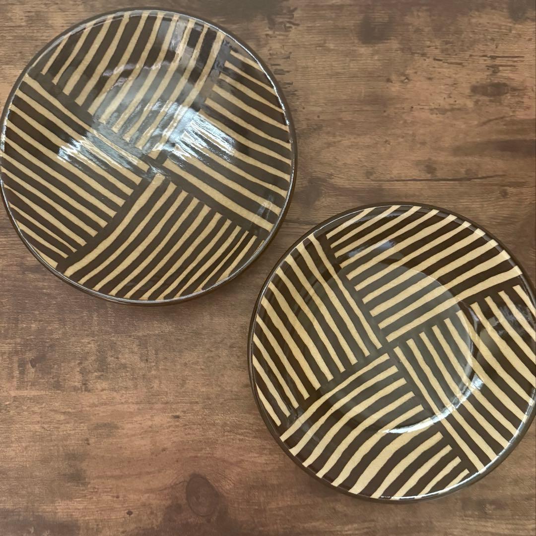 やちむん　育陶園　kamany SEN 7寸皿