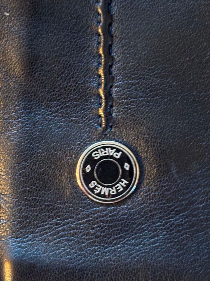 【美品】 Hermès エルメス ラムスキン レザーグローブ ブラックメンズ 8