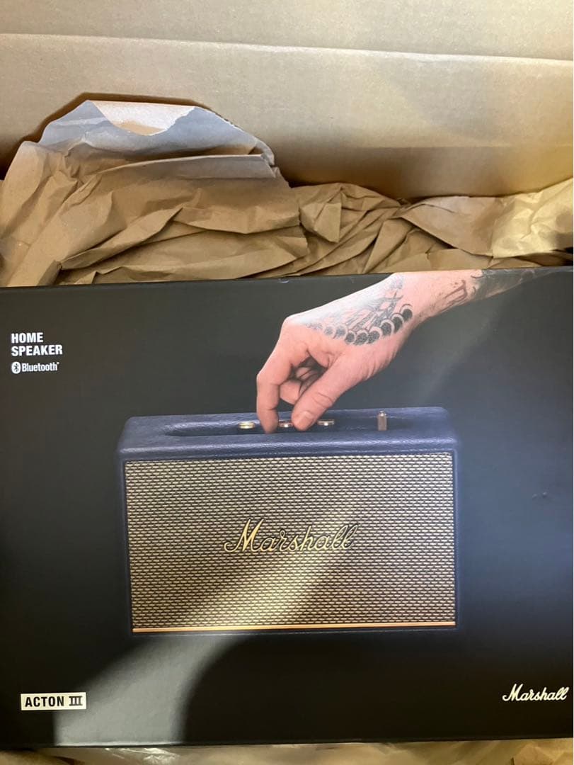 ☆新品未使用☆マーシャル　アクトン3 Marshall ミッドナイトブルー