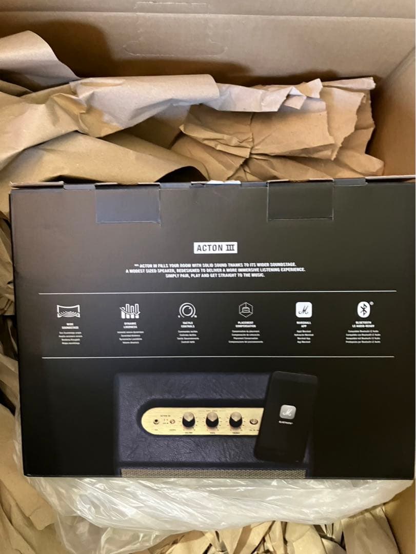☆新品未使用☆マーシャル　アクトン3 Marshall ミッドナイトブルー