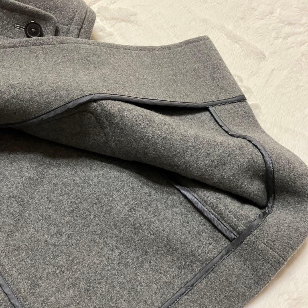 MACPHEE ダッフルコート グレー 美品 ウール100% 40