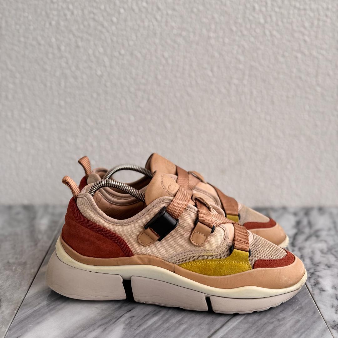 Chloé クロエ Sonnie ソニースニーカー 厚底　ダットスニーカー　38