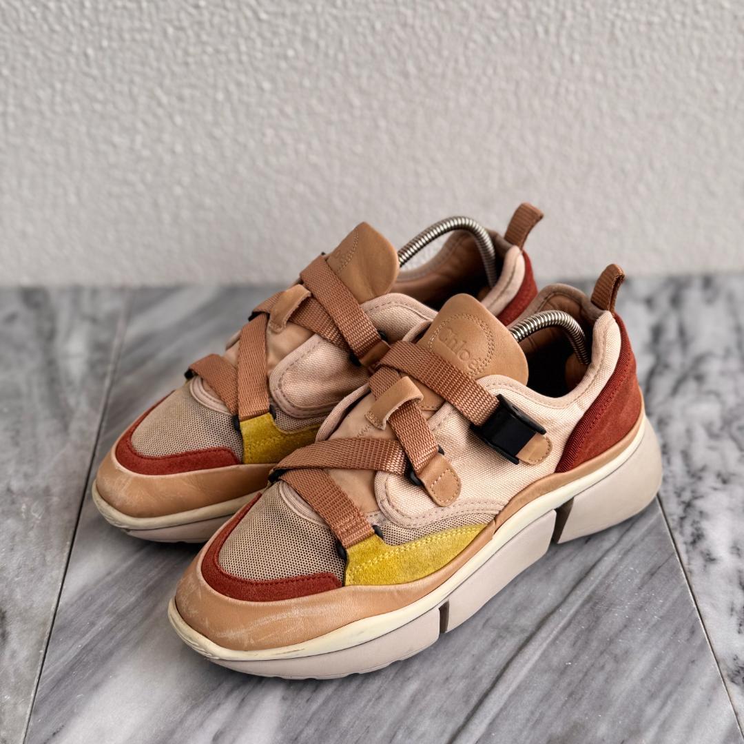 Chloé クロエ Sonnie ソニースニーカー 厚底　ダットスニーカー　38