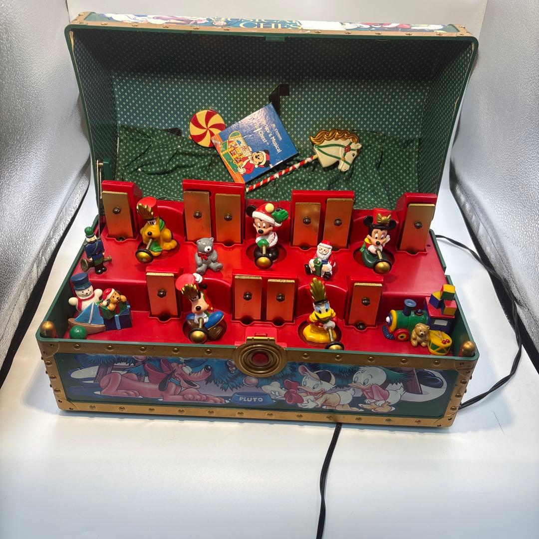 ミッキーのミュージカルクリスマスオルゴール　自動演奏　音はなります 箱付き