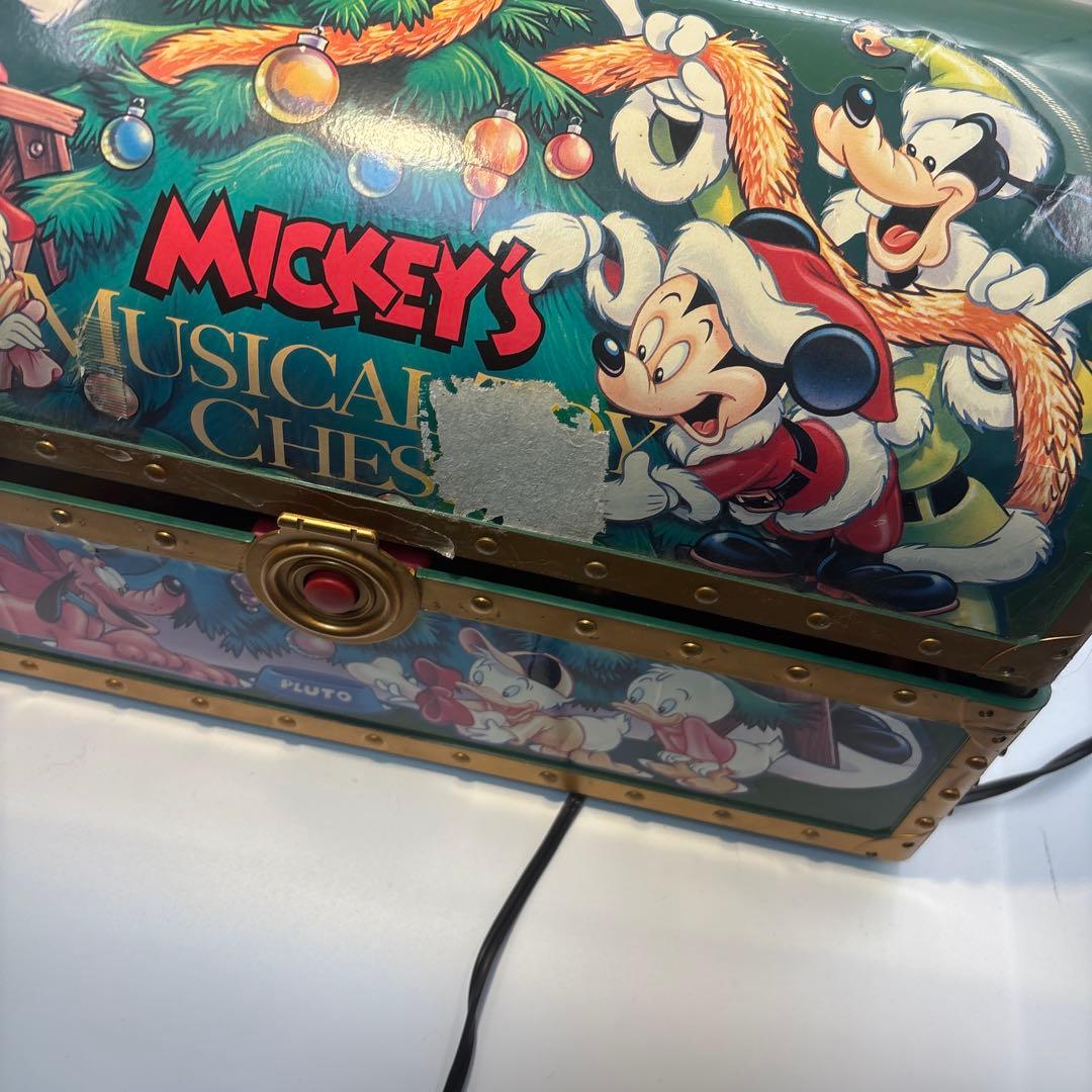 ミッキーのミュージカルクリスマスオルゴール　自動演奏　音はなります 箱付き