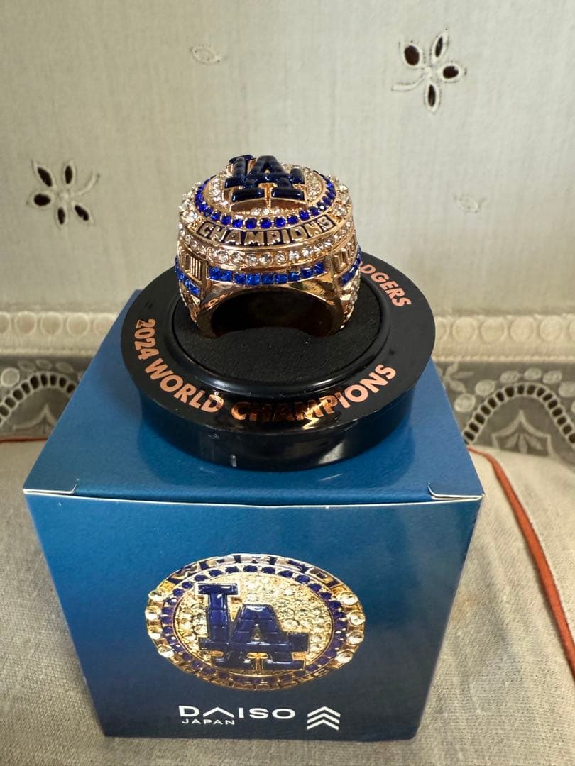 大谷翔平　2024ワールドチャンピオンリングレプリカ　8月6日配布品