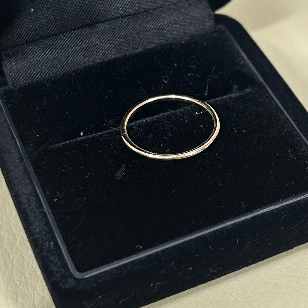 【Nude Ring / middy】 K10 シンプルリング イエローゴールド
