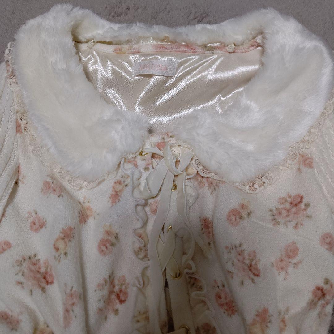 LIZ LISA 花柄 スカパン セットアップ ロリカワ 姫系 起毛