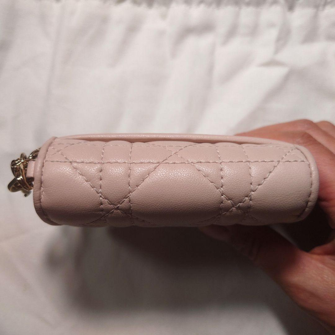 【DIOR】Lady Dior Lotus ウォレット ピンク