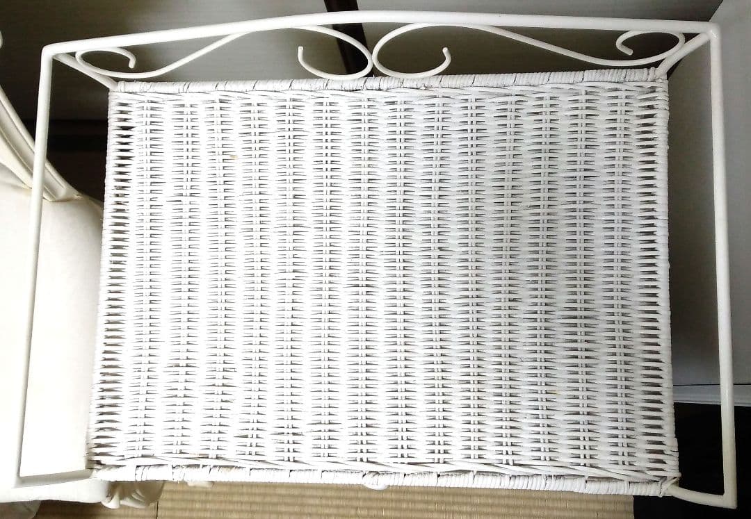 入手困難❗早い者勝ち❗プリンセスアイアン姫家具✨ホワイトラタン風チェスト 3段