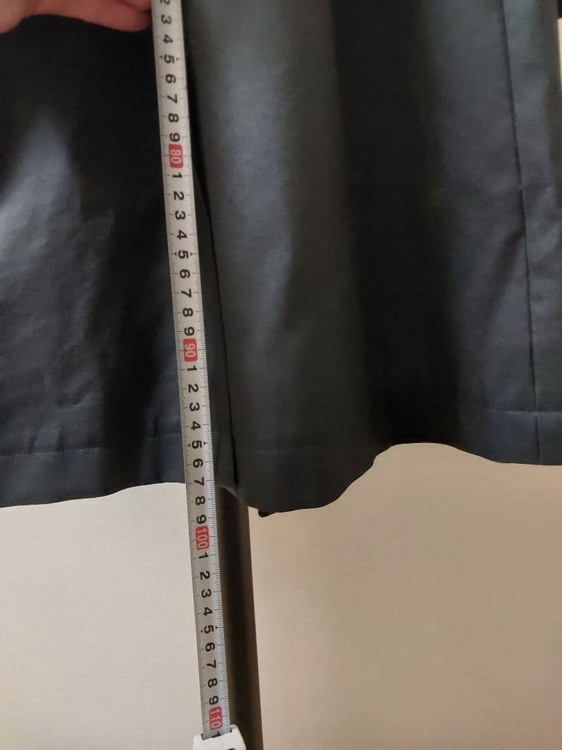 美品　EDIFICE　エディフィス　ブラック トレンチコートロング黒