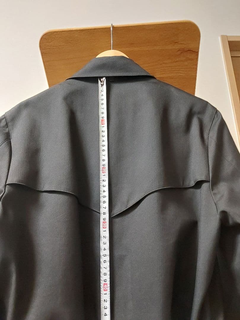 美品　EDIFICE　エディフィス　ブラック トレンチコートロング黒