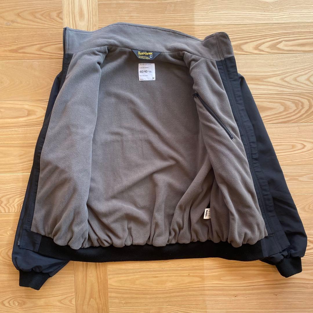 日*式様 BLUCO ブルコ 60/40シェルジャケット 黒 L フリースインナ