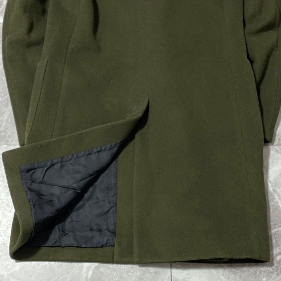 【現行/美品】トゥモローランド ロング丈 起毛ウール ダブルチェスターコート L