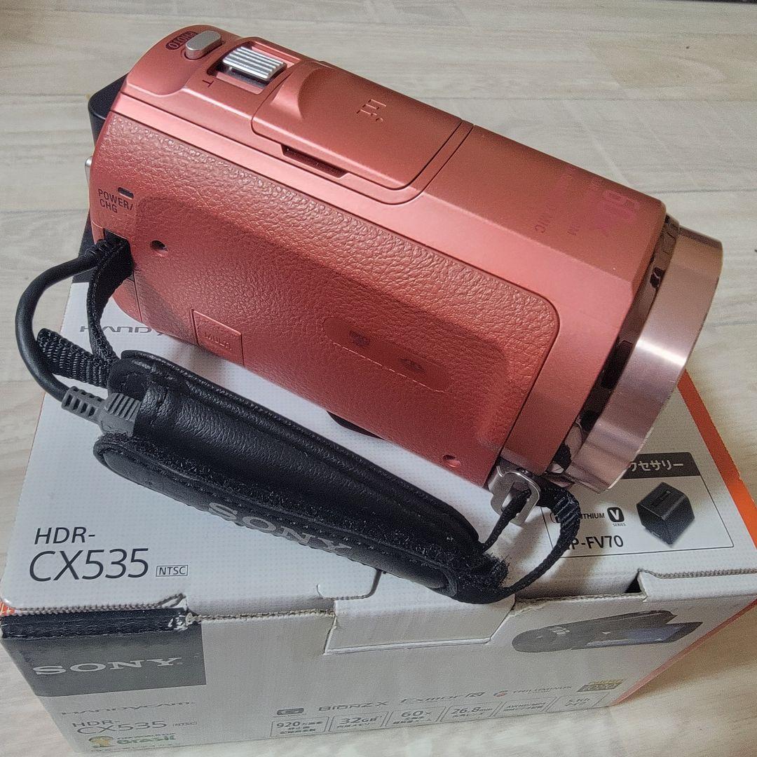 シ*レ様 SONY HDR-CX535 ピンク ビデオカメラ 本体
