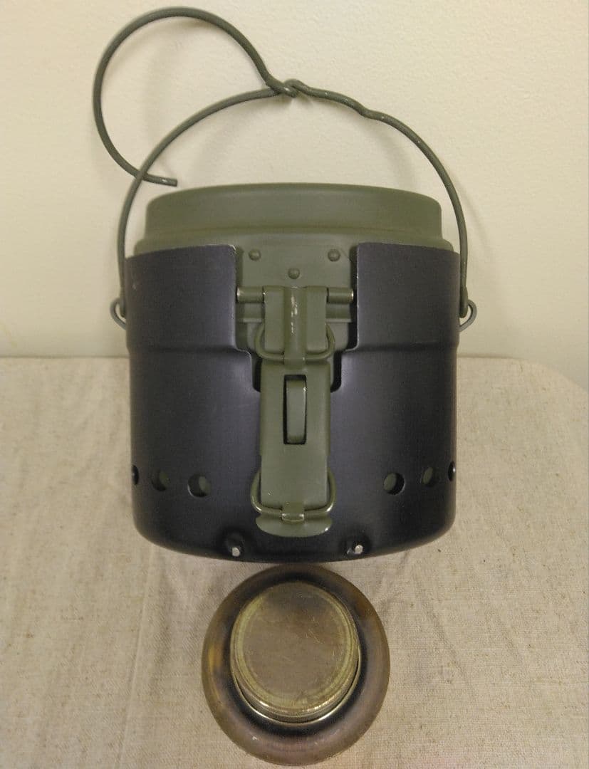 USED スウェーデン軍アルミ製飯盒セット(ボトル無し) B