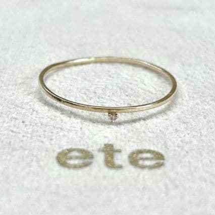 ぐ*り様 ete K10YG ダイヤモンドリング 17号