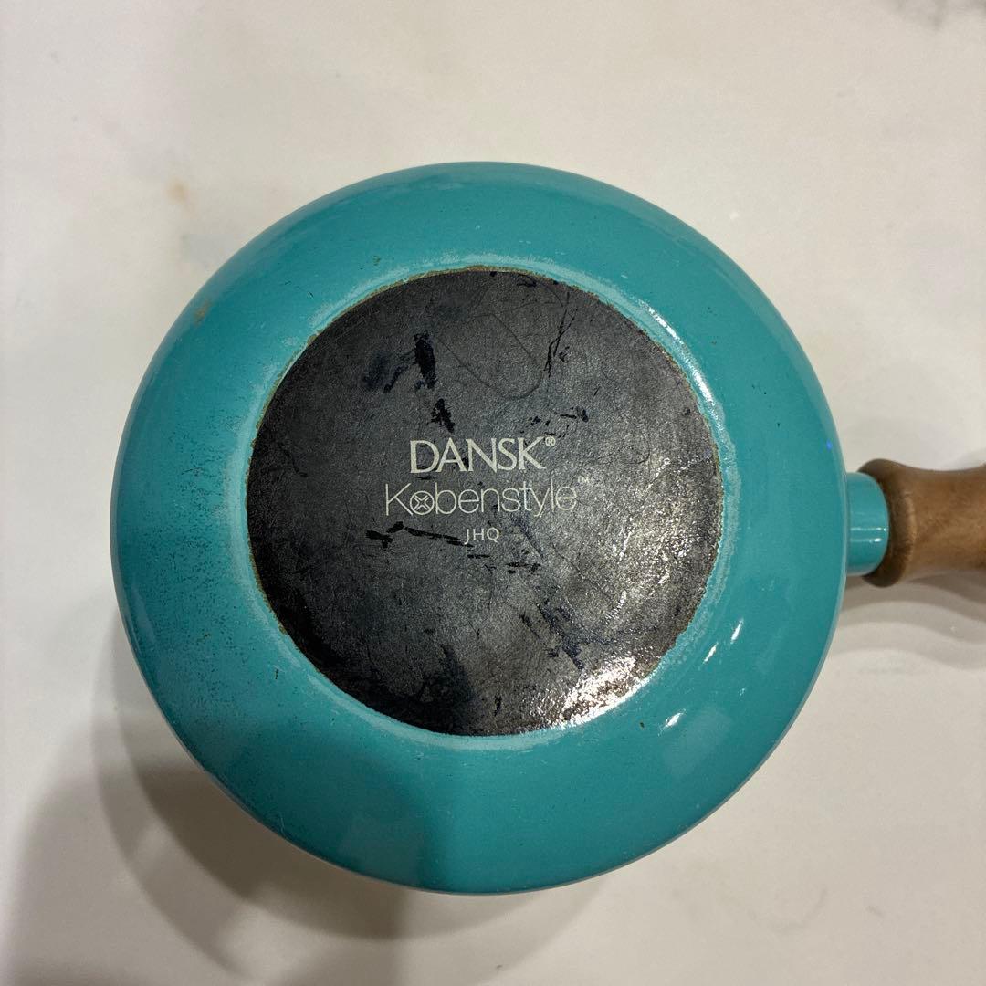 DANSK ダンスク　ホーロー 片手鍋　コベンスタイル ブルー　蓋つき