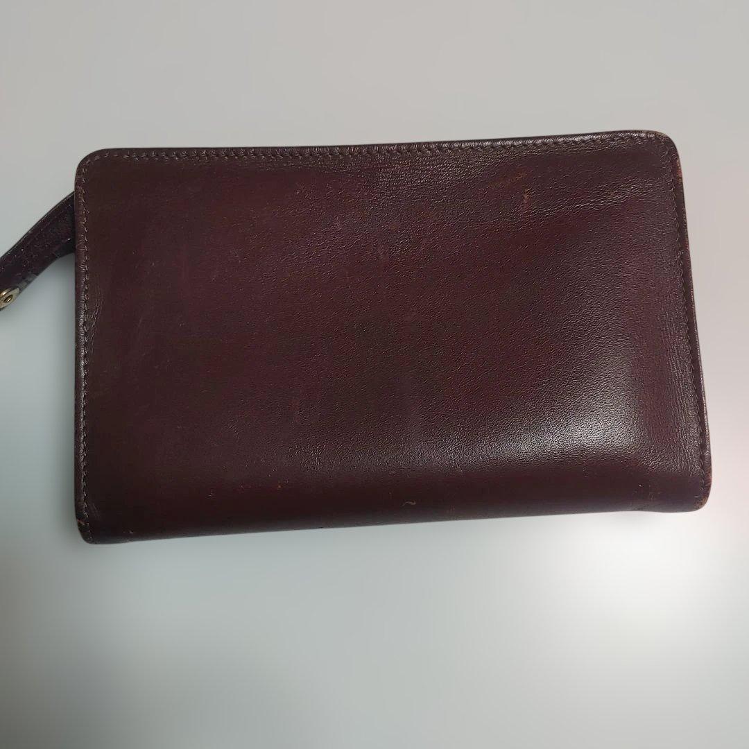 J*J様 Cartier ダークブラウン レザーポーチ