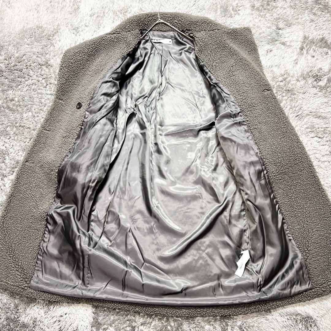 ZARA テディベアコート エクストラロング Mサイズ 人気完売品　美品