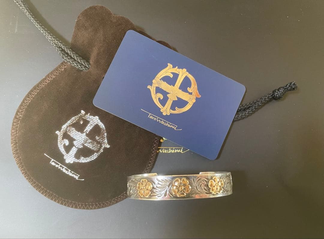 鷲見太郎 TARO WASHIMI ワシミタロウ 唐草バングル K18 S