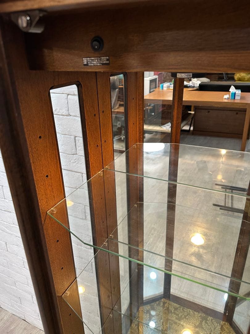 【Endless】定価15万円　アンティーク　高級　ショーケース　棚　陳列