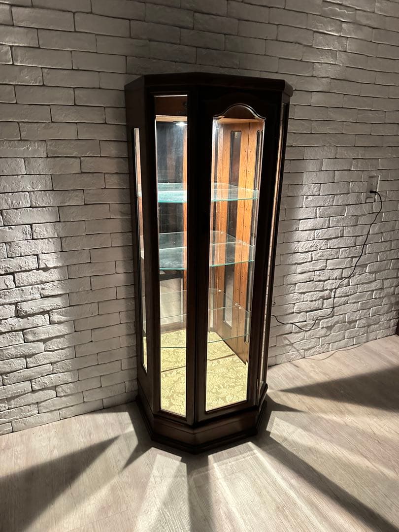 【Endless】定価15万円　アンティーク　高級　ショーケース　棚　陳列