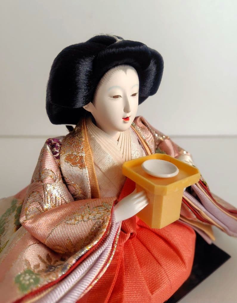 雛人形『三人官女』日本人形　美品　高さ約26cm